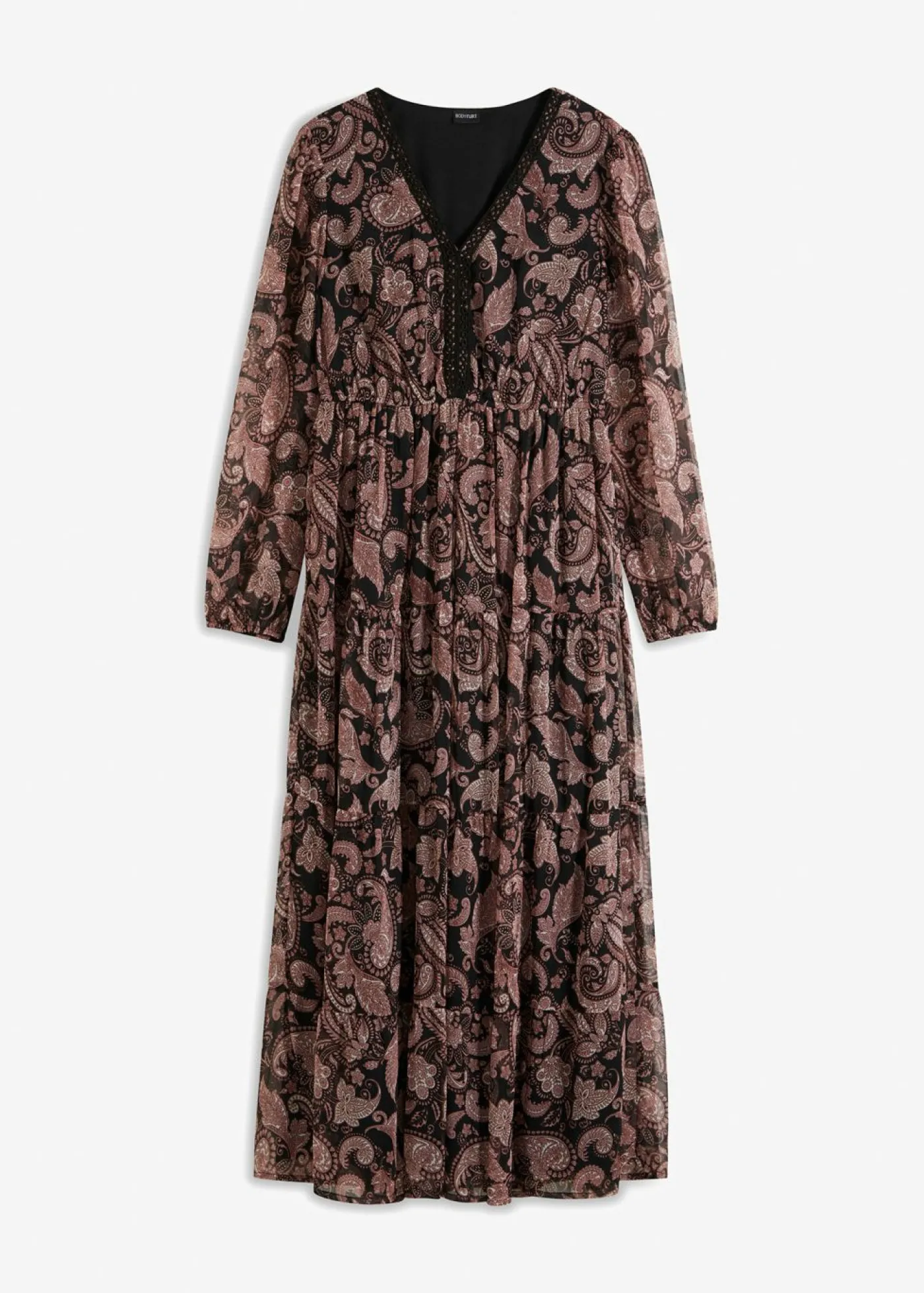 bonprix bonprix Vestidos>Vestido maxi Negro