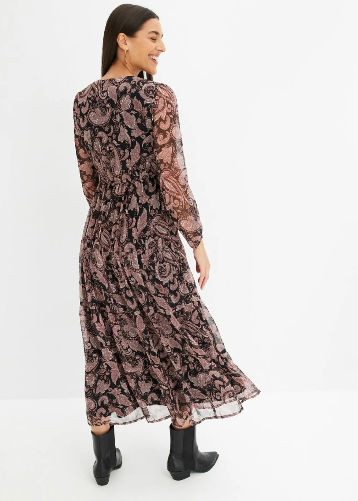 bonprix bonprix Vestidos>Vestido maxi Negro