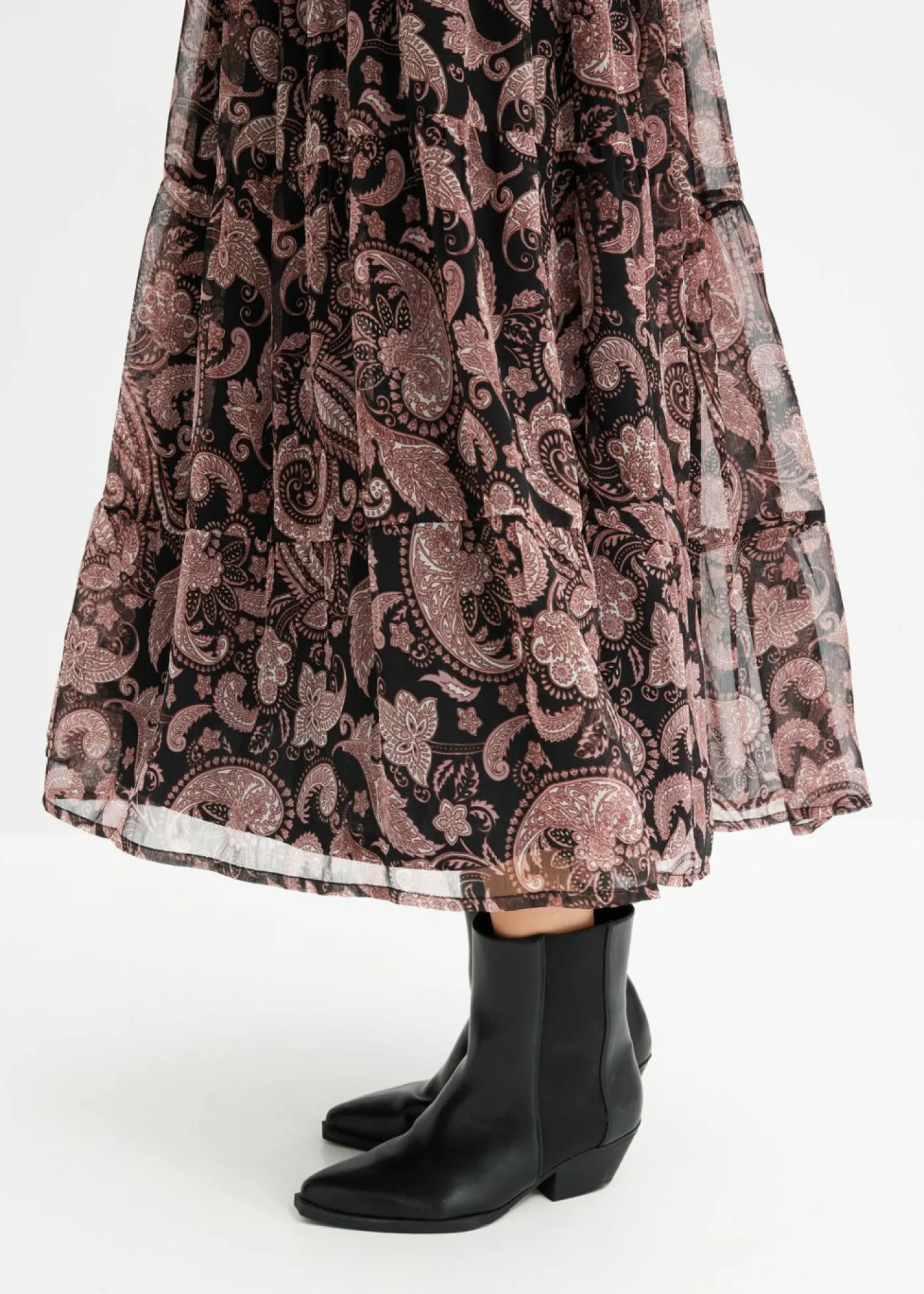 bonprix bonprix Vestidos>Vestido maxi Negro