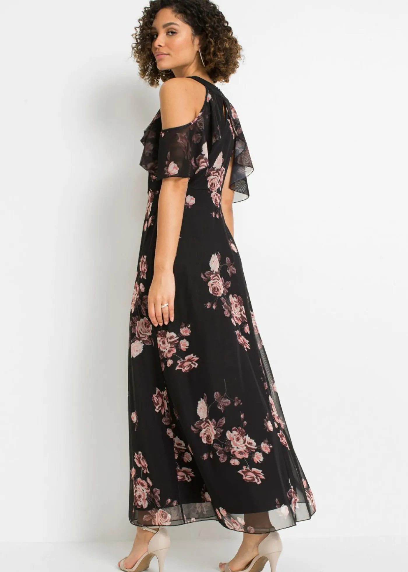 Mujer bonprix bonprix Vestido maxi de malla