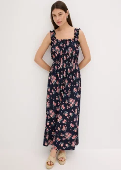 Mujer bonprix bonprix Vestido maxi de mezcla de viscosa fluida