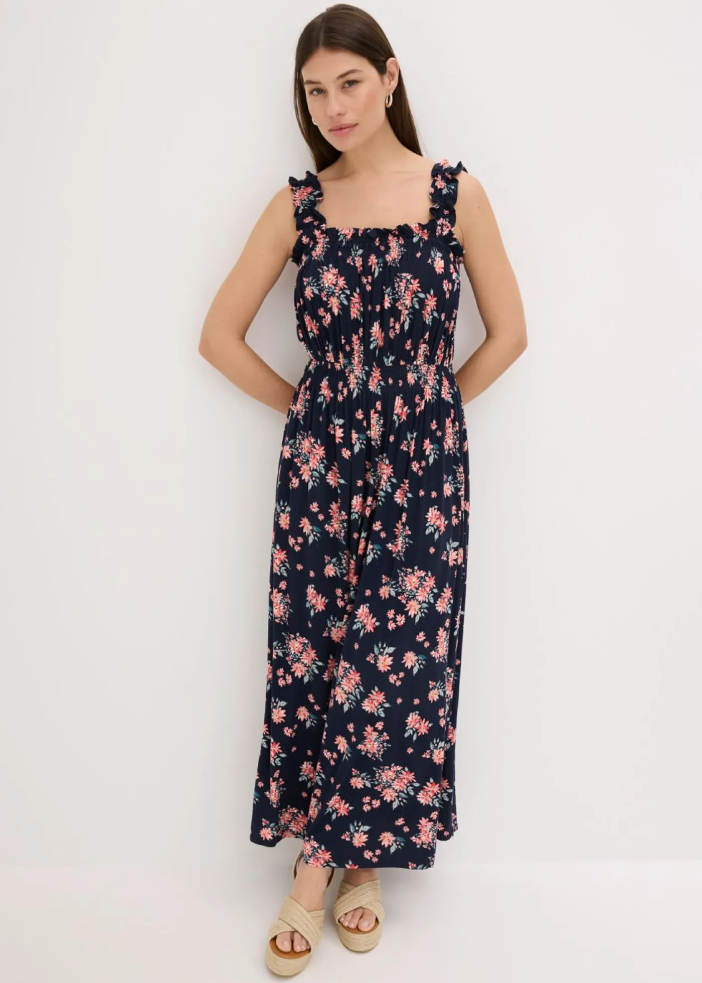 Mujer bonprix bonprix Vestido maxi de mezcla de viscosa fluida