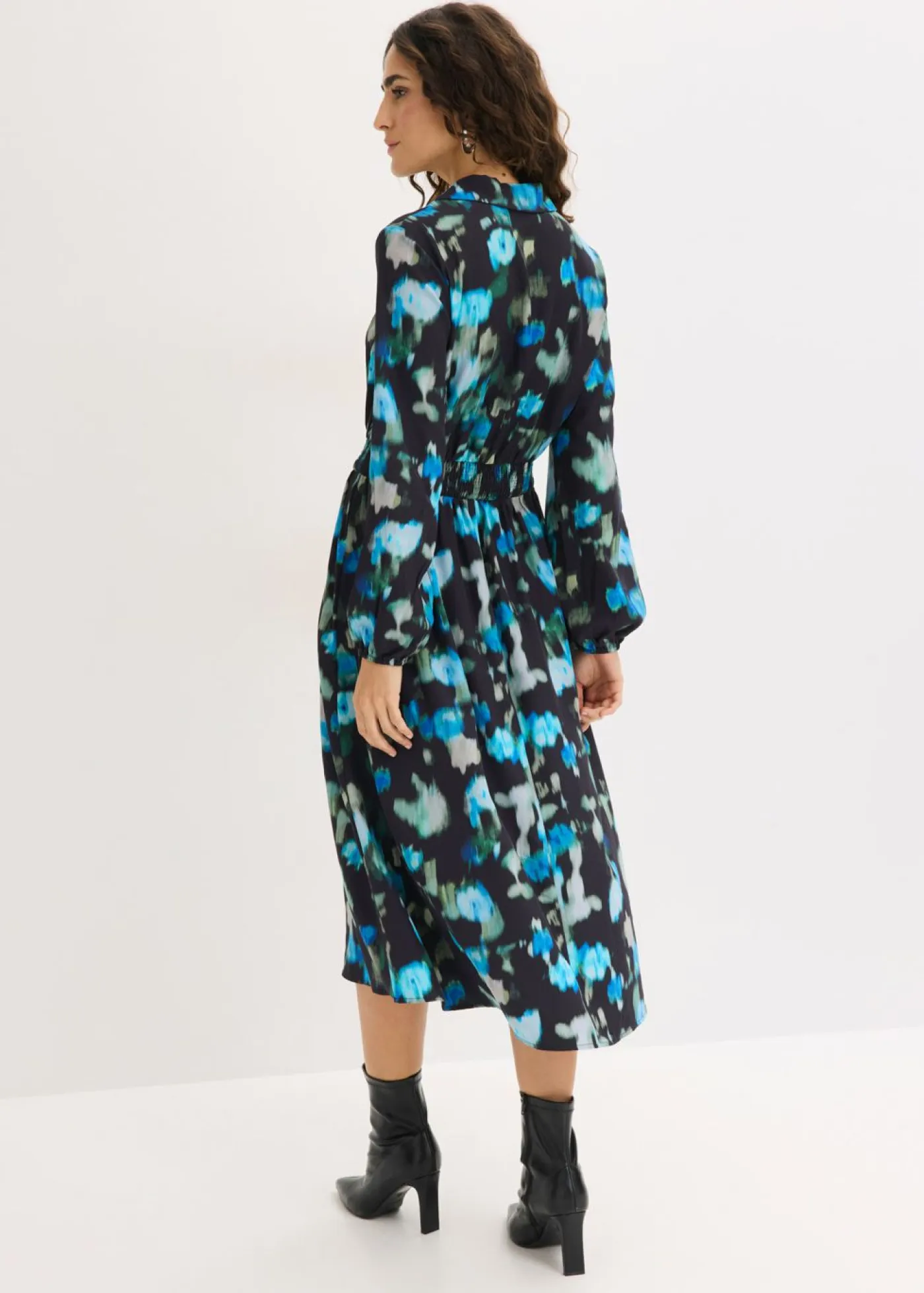 bonprix bonprix Vestidos>Vestido midi Negro