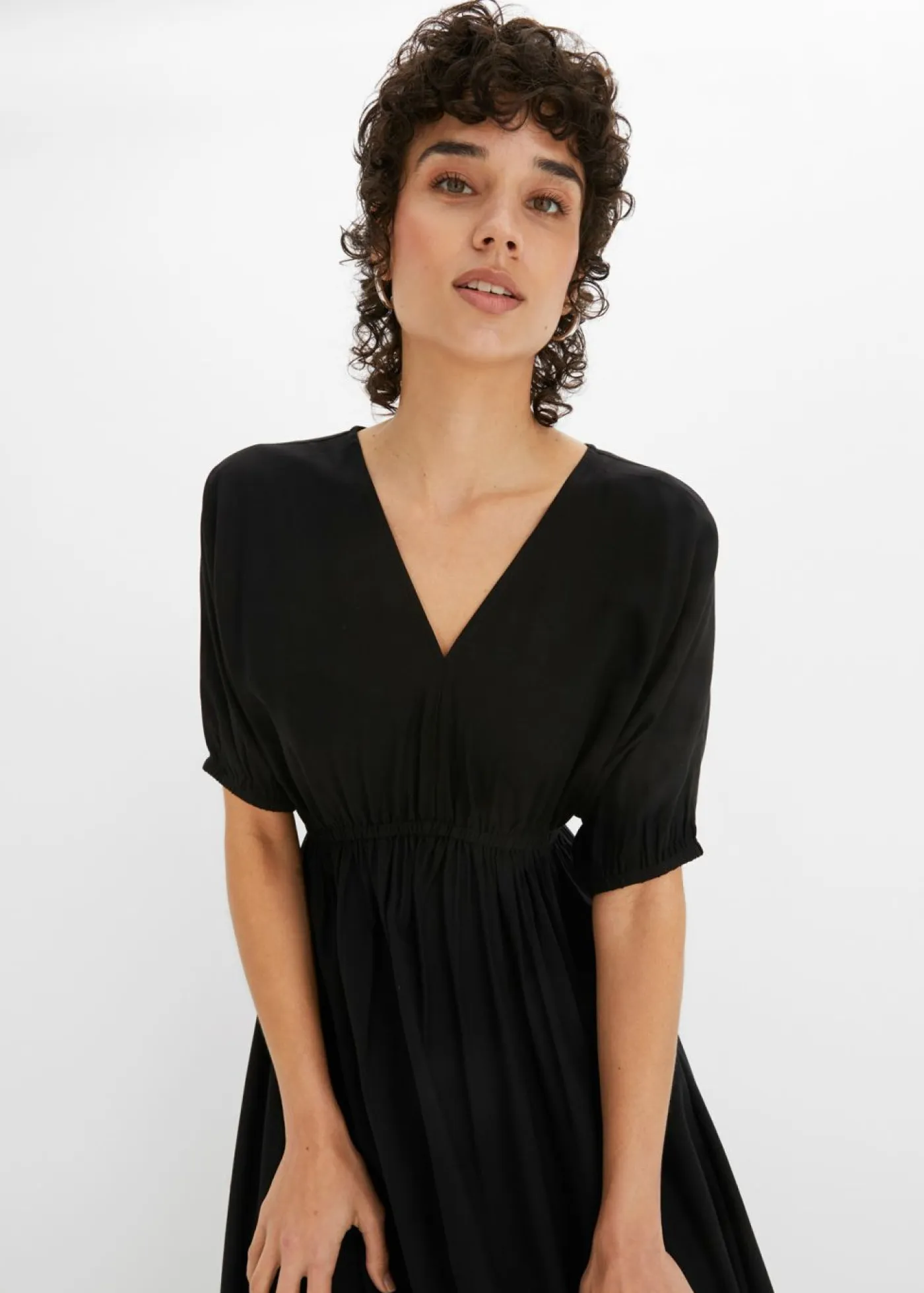 bonprix bonprix Vestidos>Vestido midi Negro