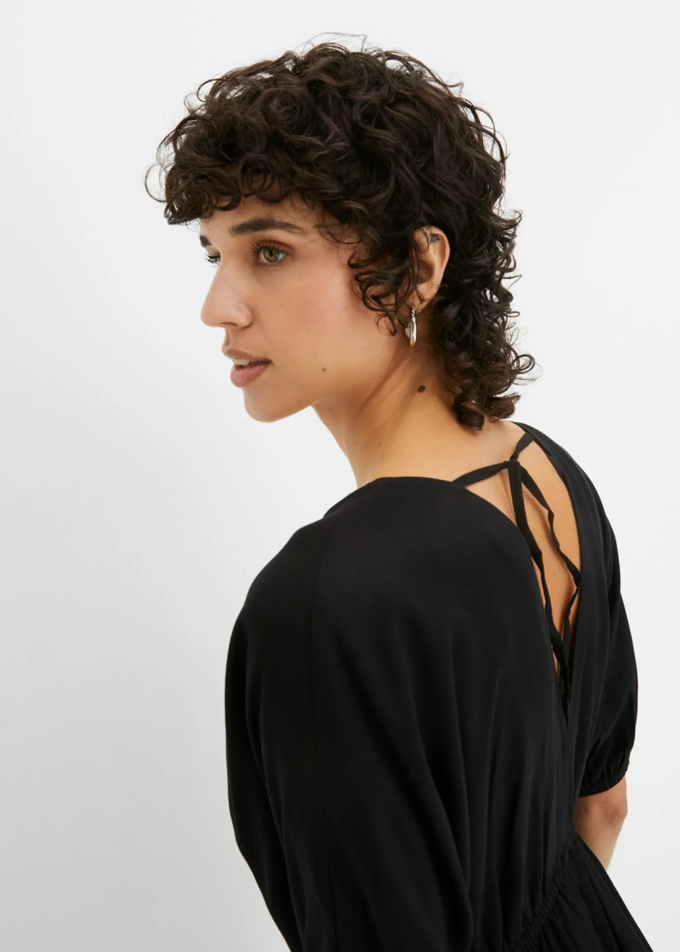 bonprix bonprix Vestidos>Vestido midi Negro