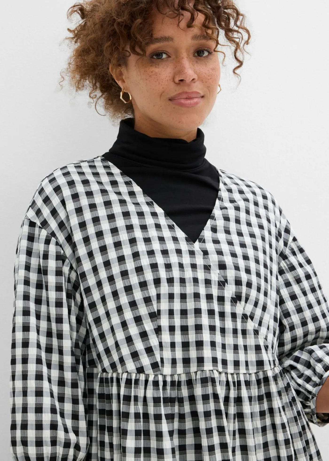 Mujer bonprix bonprix Vestido midi con corte holgado