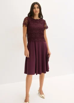 Mujer bonprix bonprix Vestido midi con encaje