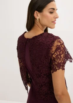 Mujer bonprix bonprix Vestido midi con encaje