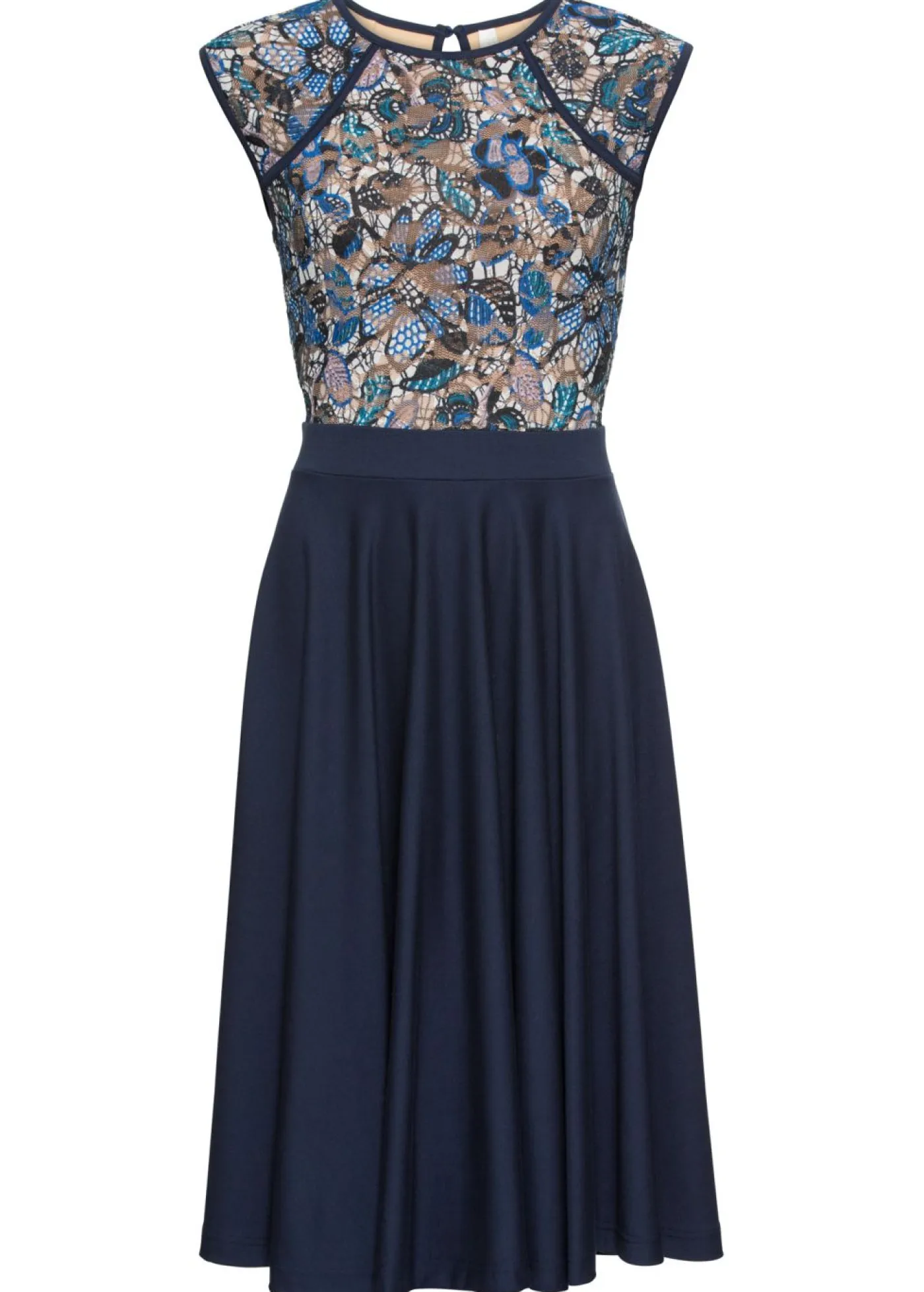 Mujer bonprix bonprix Vestido midi con encaje