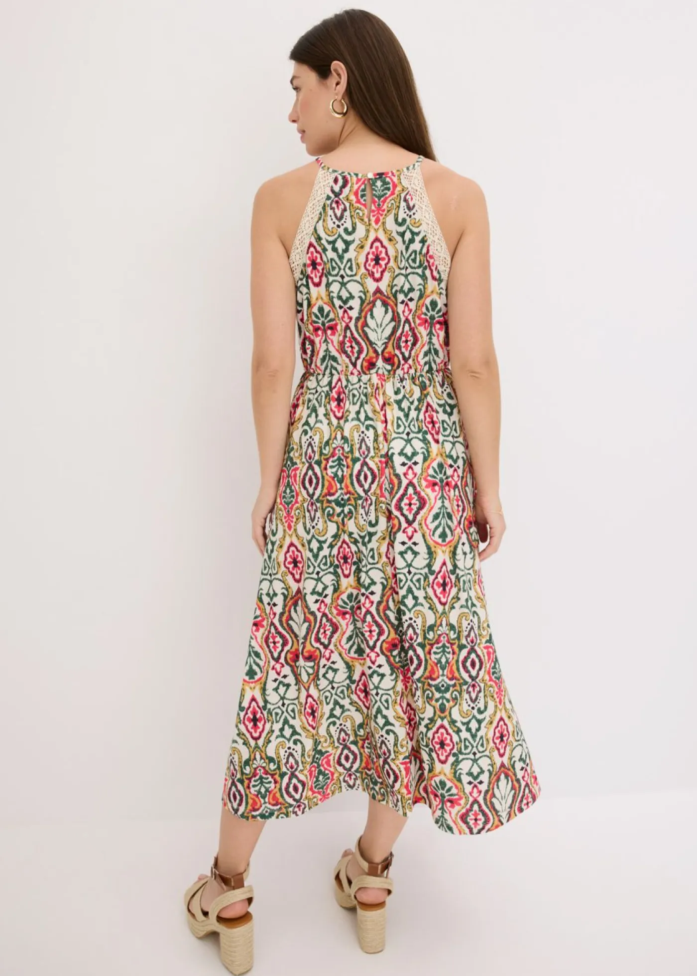 Mujer bonprix bonprix Vestido midi con encaje