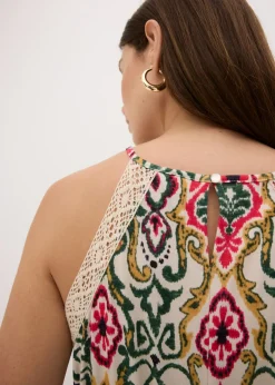 Mujer bonprix bonprix Vestido midi con encaje