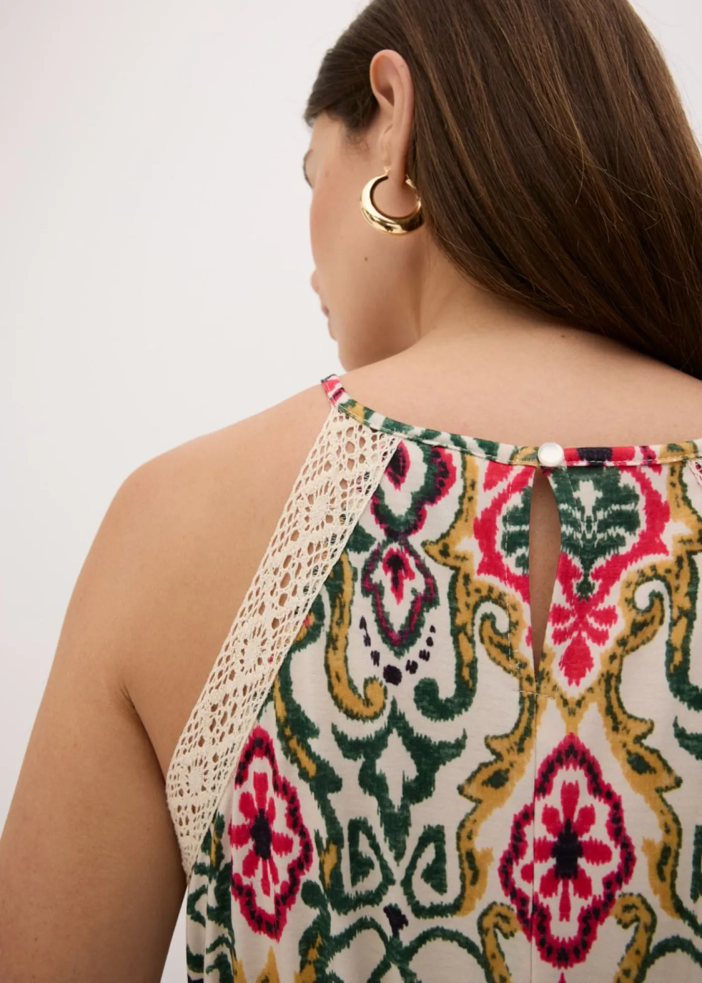 Mujer bonprix bonprix Vestido midi con encaje