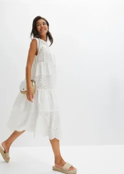 Mujer bonprix bonprix Vestido midi con encaje