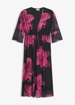 Mujer bonprix bonprix Vestido midi con escote pronunciado