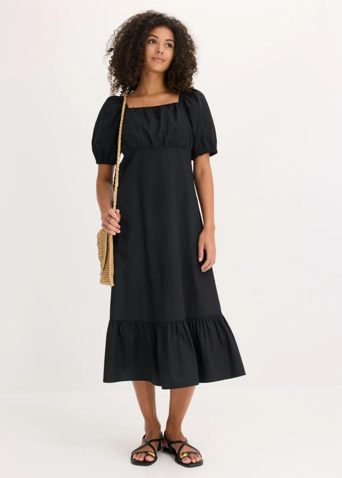 Mujer bonprix bonprix Vestido midi de algodón orgánico puro