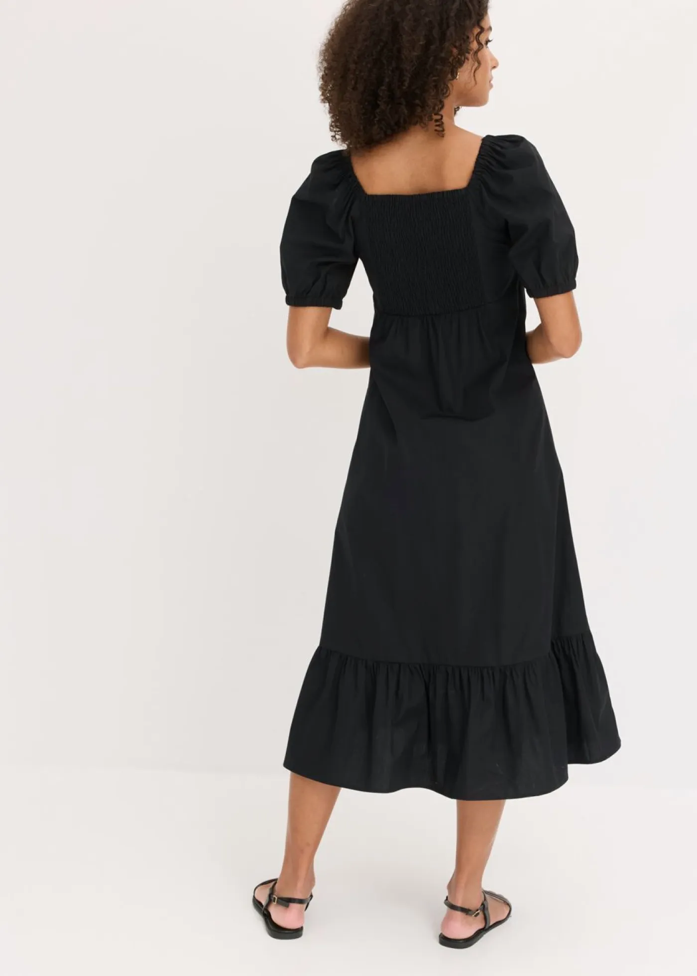 Mujer bonprix bonprix Vestido midi de algodón orgánico puro