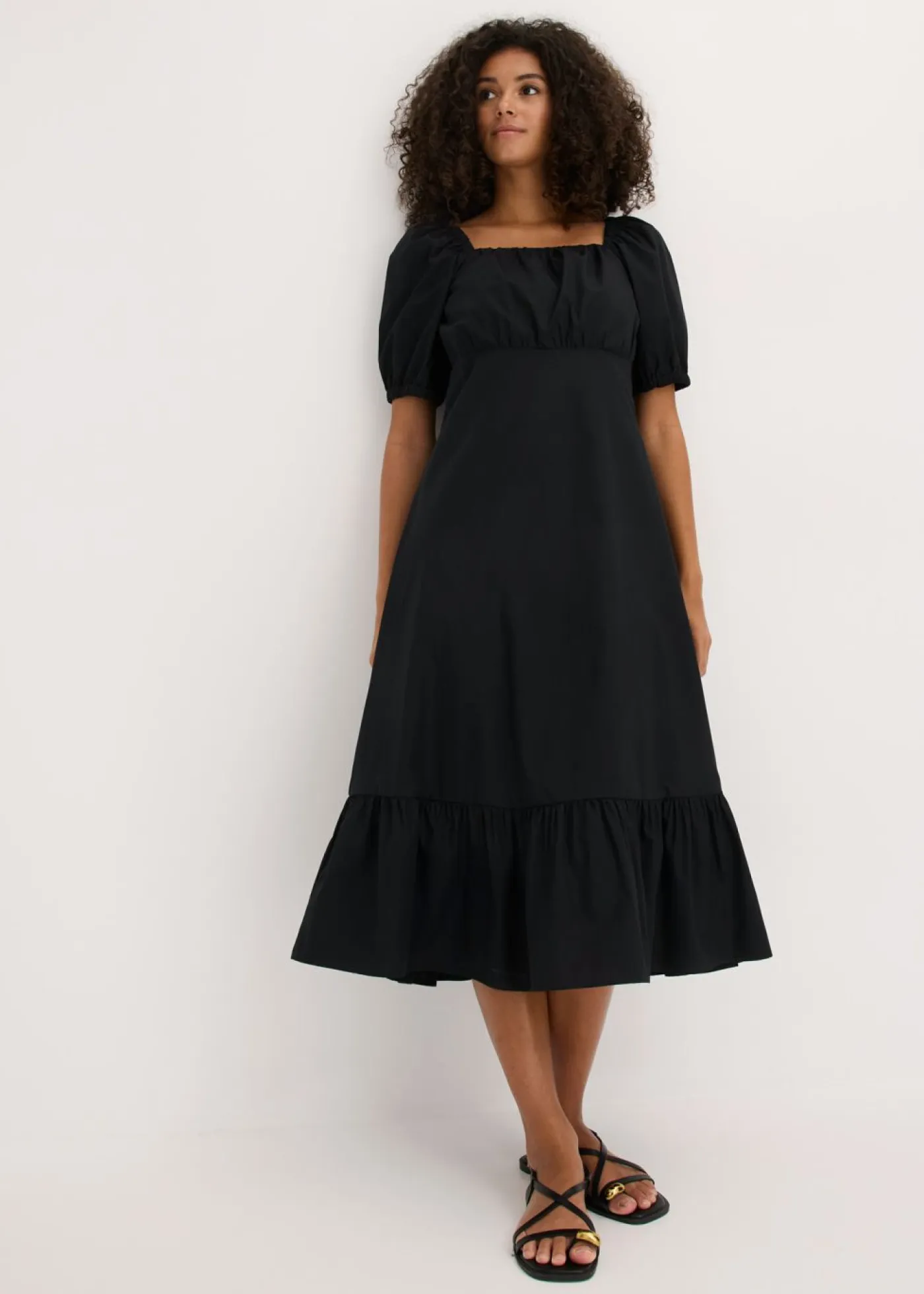 Mujer bonprix bonprix Vestido midi de algodón orgánico puro