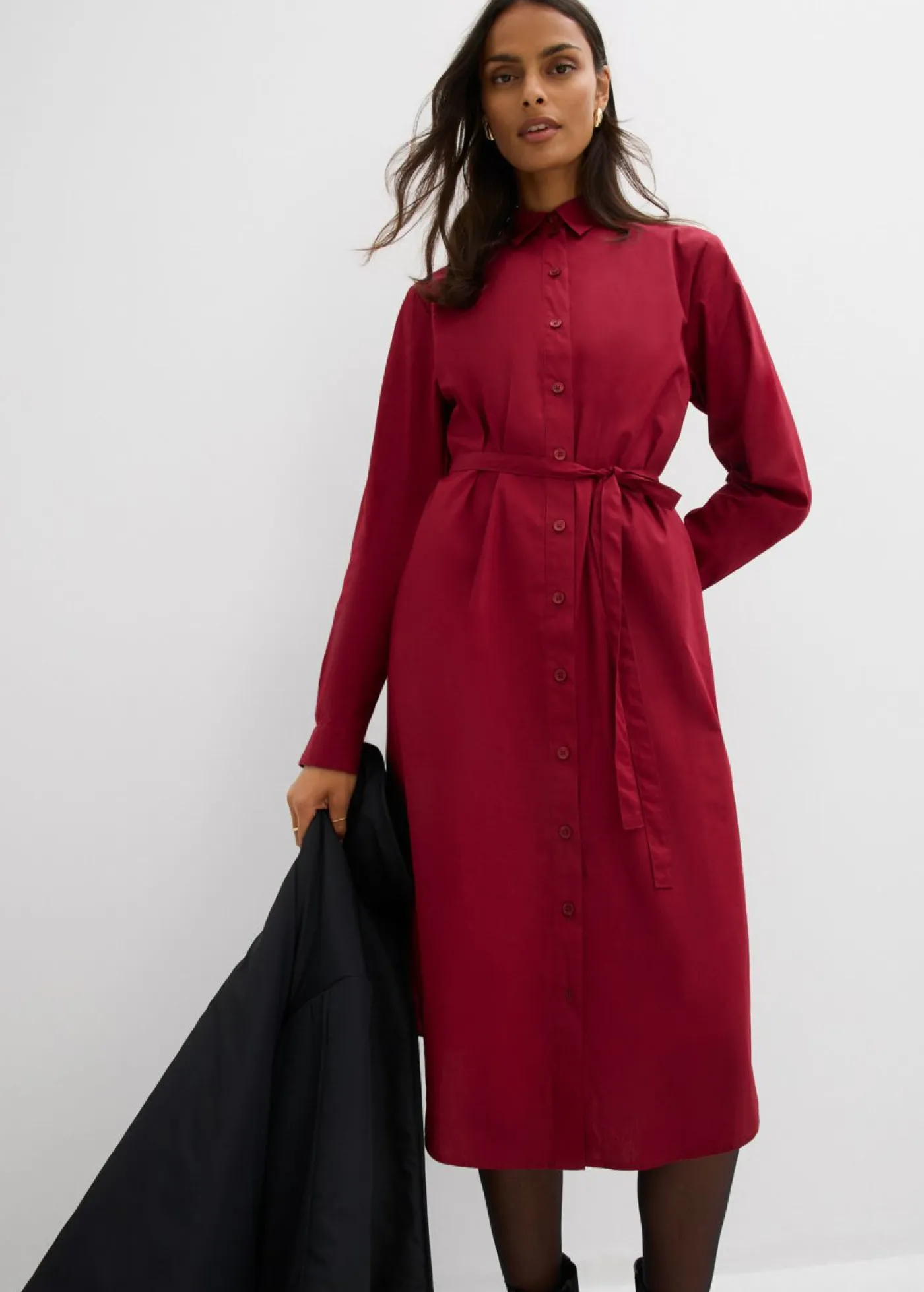 Mujer bonprix bonprix Vestido midi de algodón orgánico puro