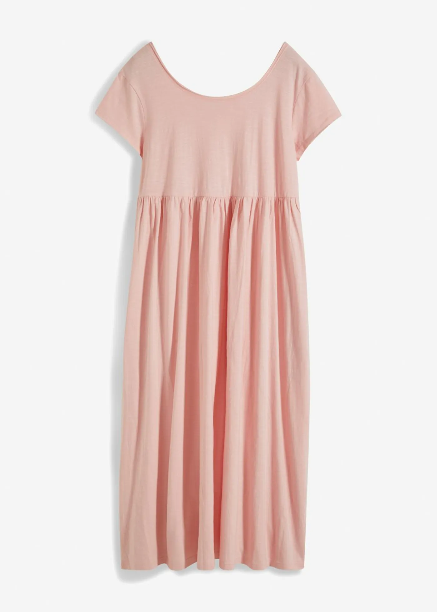 bonprix bonprix Vestidos>Vestido midi de algodón orgánico puro rosa pastel