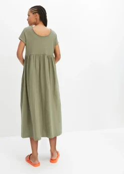 Mujer bonprix bonprix Vestido midi de algodón orgánico puro