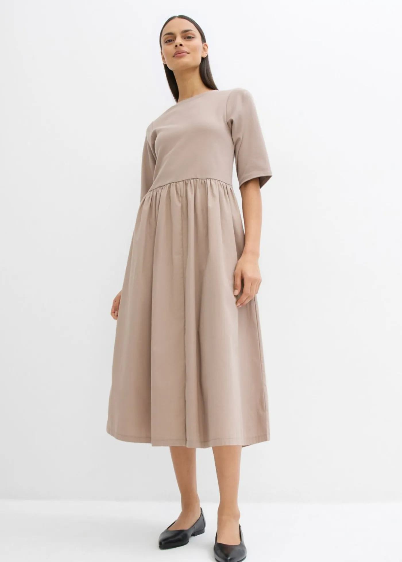 Mujer bonprix bonprix Vestido midi de algodón puro