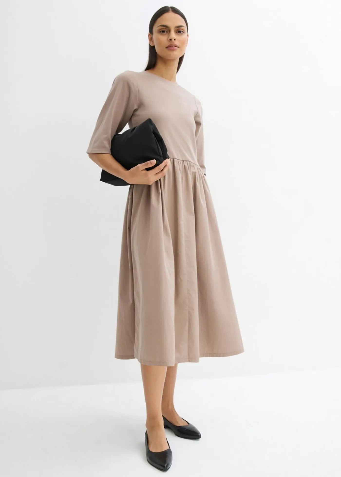 Mujer bonprix bonprix Vestido midi de algodón puro