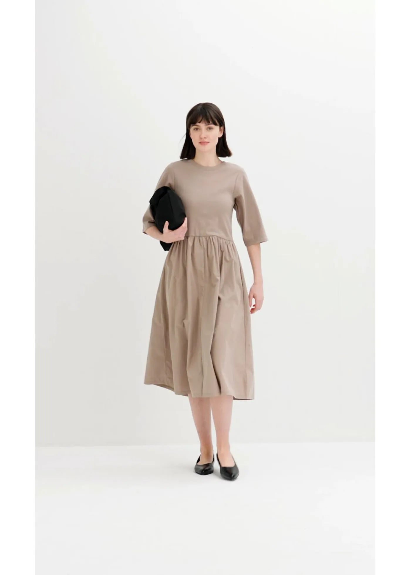 Mujer bonprix bonprix Vestido midi de algodón puro