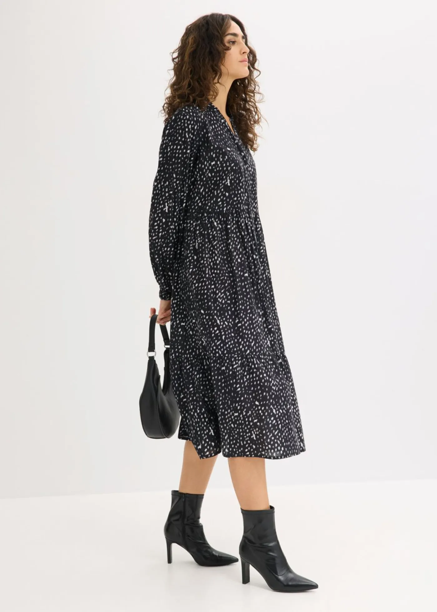 Mujer bonprix bonprix Vestido midi de algodón puro