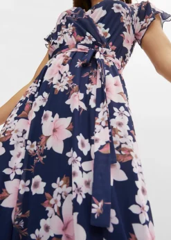 Mujer bonprix bonprix Vestido midi de malla estampado
