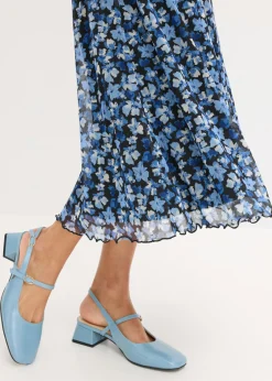 Mujer bonprix bonprix Vestido midi de malla estampado