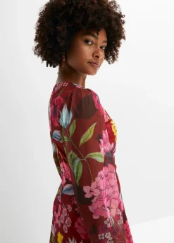 Mujer bonprix bonprix Vestido midi de malla ligera