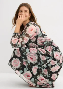 Mujer bonprix bonprix Vestido midi de malla suave