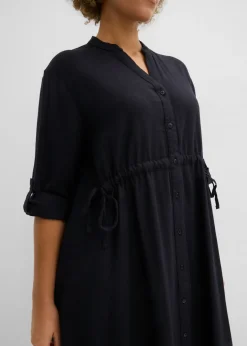 Mujer bonprix bonprix Vestido midi de mezcla de lino