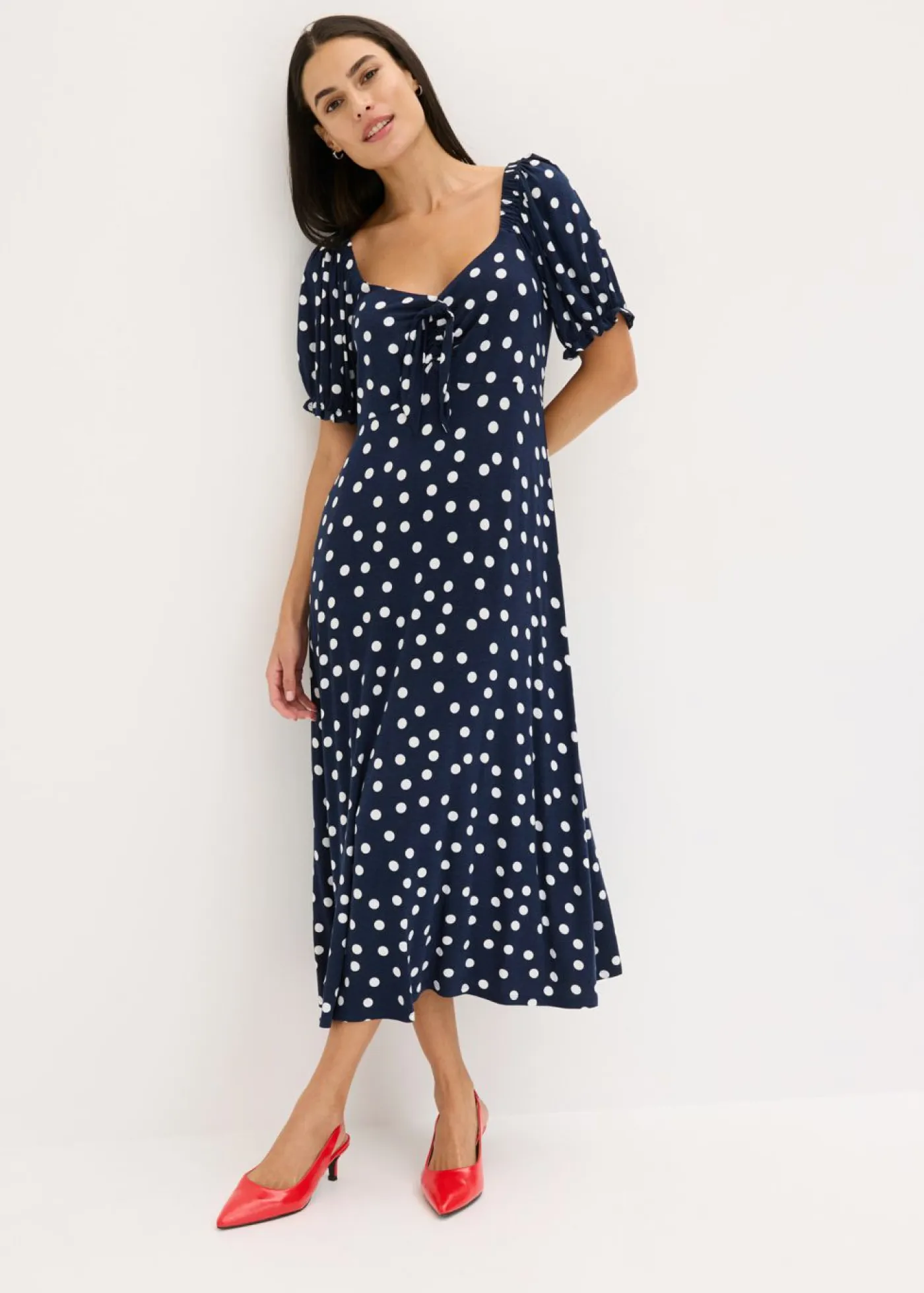 Mujer bonprix bonprix Vestido midi de mezcla de viscosa