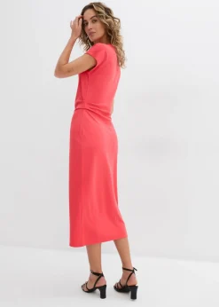 Mujer bonprix bonprix Vestido midi de mezcla de viscosa suave