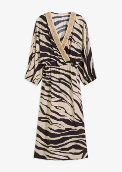 Mujer bonprix bonprix Vestido midi de mezcla de viscosa fluida