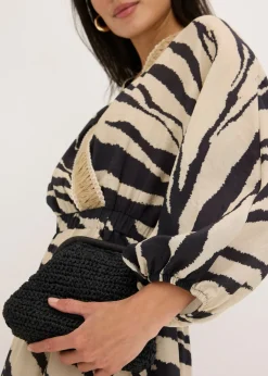 Mujer bonprix bonprix Vestido midi de mezcla de viscosa fluida