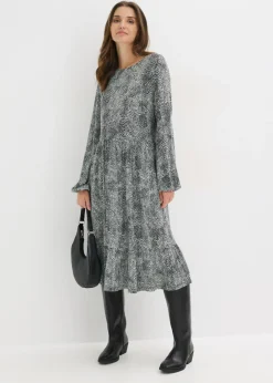 Mujer bonprix bonprix Vestido midi de punto de mezcla de viscosa