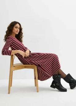 Mujer bonprix bonprix Vestido midi de punto de algodón