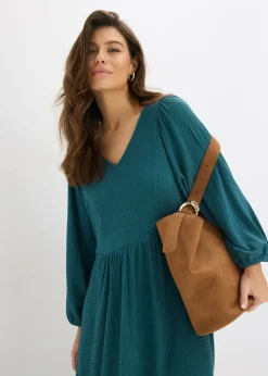 Mujer bonprix bonprix Vestido midi de punto estructurado