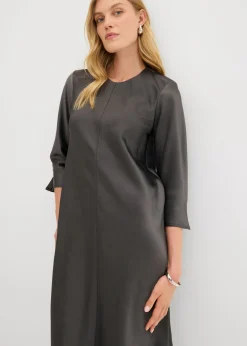 Mujer bonprix bonprix Vestido midi de satén brillante