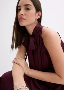 Mujer bonprix bonprix Vestido midi de satén de mezcla de viscosa