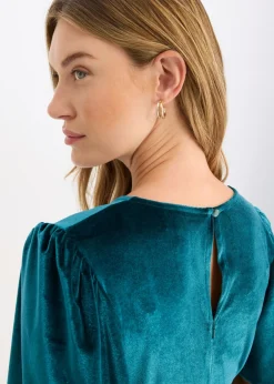 Mujer bonprix bonprix Vestido midi de terciopelo suave