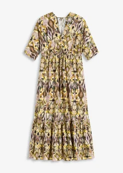 Mujer bonprix bonprix Vestido midi de viscosa fluida