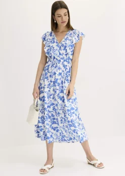 Mujer bonprix bonprix Vestido midi de viscosa fluida