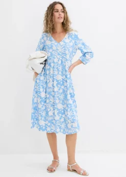 Mujer bonprix bonprix Vestido midi de viscosa fluida