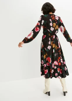 Mujer bonprix bonprix Vestido midi de viscosa fluida