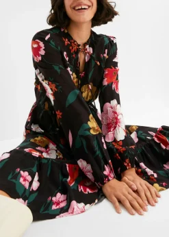 Mujer bonprix bonprix Vestido midi de viscosa fluida