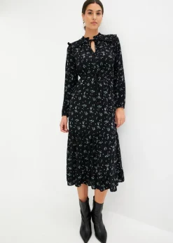 Mujer bonprix bonprix Vestido midi de viscosa pura