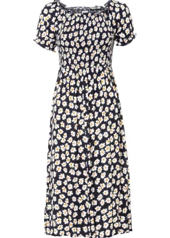 Mujer bonprix bonprix Vestido midi de viscosa pura